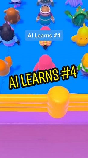 AI Learns is a series where I showcase interesting work done involving AI learning a task. This time playing Fall Guys and made by ClarityCoders #AI #techtok