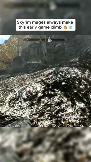 Skyrim mages always make this early game climb