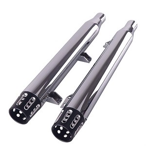 Sharkroad Chrome 3'' Slip-on Exhaust for 2015-2025 Indian Scout, Scout Bobber, Scout Sixty BACK ORDER