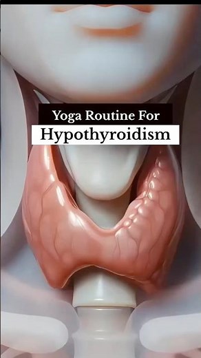 🦋A Simple Yoga Routine For Hypothyroid Support #hypothyroidism #yogaforthyroid