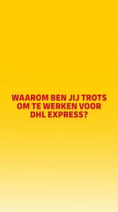 Kies voor vrijheid en zekerheid. Word koerier bij DHL Express. | DHL Express Nederland