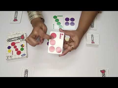 CONNECT 4 Card Game - How to Play || RULES | REVIEW || PLAY-THROUGH |कनेक्ट 4 कार्ड गेम कैसे खेलें