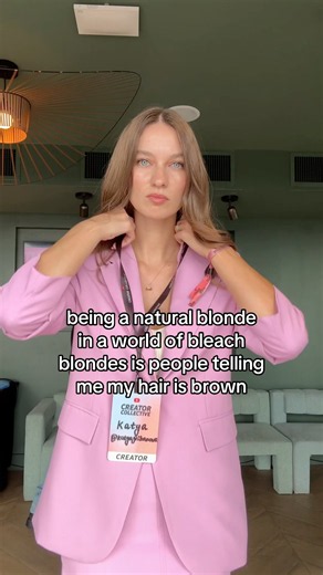 Blonde is a spectrum, guys 😄