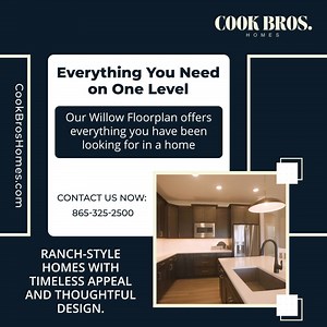 Dreaming of a cozy, modern home with all the charm? Check out the Willow floorplan by Cook Bros Homes — smart design, thoughtful flow, and space that feels like home. https://bit.ly/44uWGE6 | Cook Bros Homes