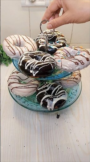 How To Make Donuts At Home Spongy & Soft #donut #ytshorts