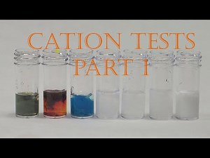 Cation Tests 1