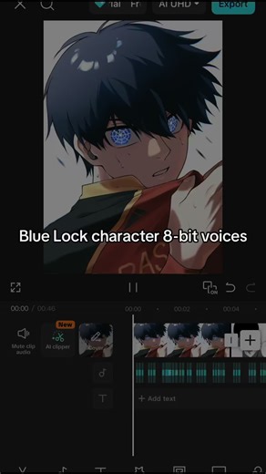 Blue Lock Characters: 8-Bit Voice Transformations