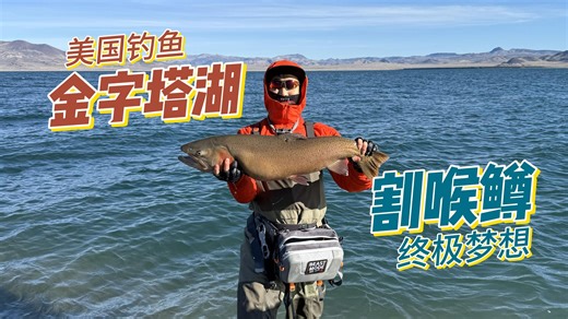 无数次跑鱼之后，我终于在沙漠中解锁了北美钓鱼人的终极梦想-割喉鳟！