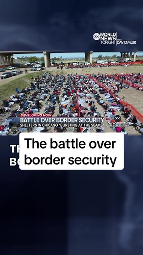The battle over border security in D.C., as cities like #Chicago are overwhelmed by the number of migrants arriving daily. Jay O’Brien reports on what’s holding up a deal on immigration and when legislators could put it up for a vote. #WorldNewsTonight #WNT #DavidMuir #News #ABCNEWS #National