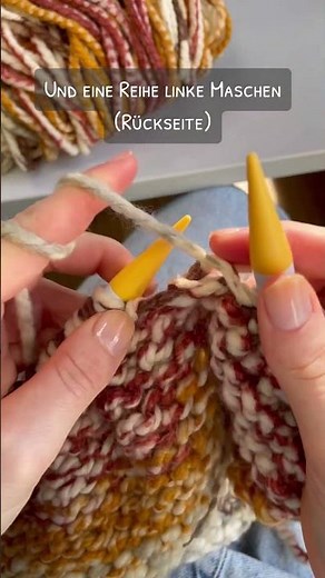 👣 Step-by-Step stricken | Glatt rechts stricken | Strick-Tutorial