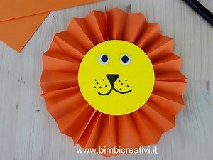 LAVORETTO: LEONE DI CARTA / BIMBI CREATIVI