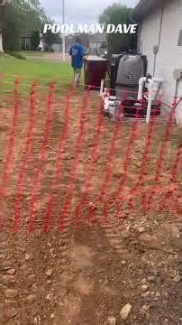 Backfill done, materials delivered #swimmingpool