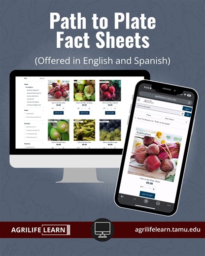 2.5K views · 15 reactions | From seed to your table! Our free Path to Plate guides provide you with relevant, up-to-date guides to growing fruits and vegetables in your garden. With 36 free fact sheets covering the most common fruits and vegetables, you'll learn all about seed selection, soil preparation, planting, harvesting and long-term care. Check them out at tx.ag/AL033125 | Texas A&M AgriLife Extension Service | Facebook
