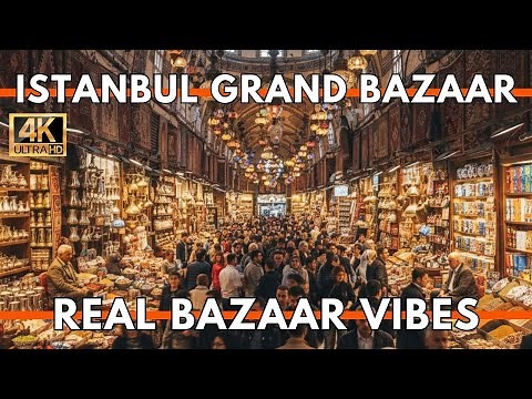 Istanbul Turkey 2026 4K Walking Tour | Grand Bazaar,Shops,Souvenirs,Real Market Vibes