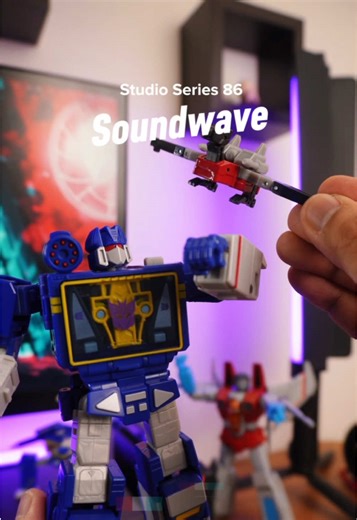 Part 1 | Posing Hasbro Studio Series 86 Transformers SOUNDWAVE. Action figure collectible for Transformers fans. #Transformers #Soundwave #StudioSeries86 #Decepticons #actionfigures