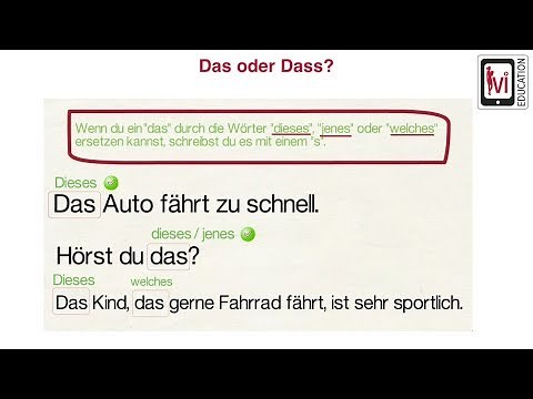 Das oder dass?