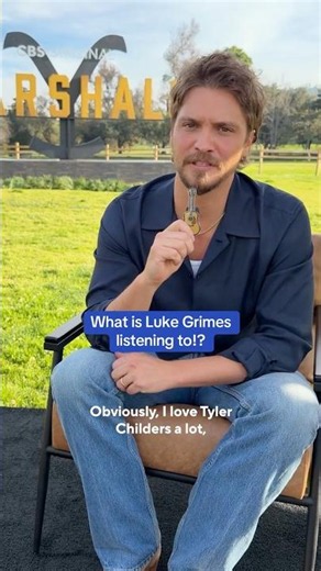 We think Luke Grimes has GREAT taste in music 🎶 #MarshalsCBS