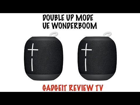 ULTIMATE EARS WONDERBOOM DOUBLE UP / PAIRING TWO SPEAKERS TOGETHER
