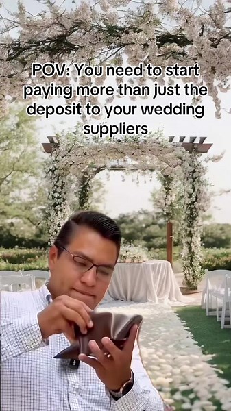 Everything seems almost free when you are only paying a £50 deposit 🫣😂 #bride #2026wedding #bridetobe #weddingbudget #weddingplanning #engagement #engagementring #bridetok #weddingtok #bridesmaiddresses #brides #scottishwedding