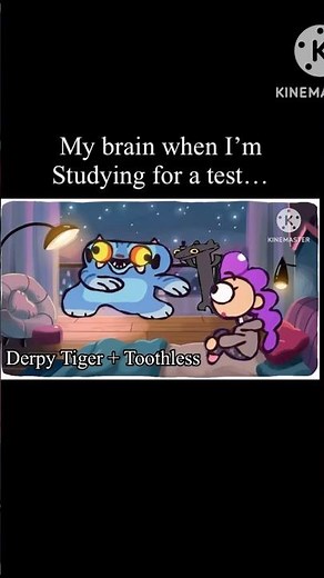 Derpy Tiger Dance with Derpy Toothless KPop Demon Hunters #derpytiger #toothless #kpopdemonhunters