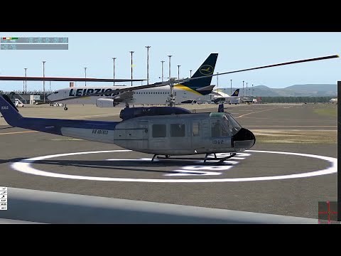Flying The Venerable UH-1 Huey By Nimbus Simulation - With Vatsim ATC