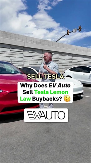 Not every lemon is a problem.. Some buybacks make perfect sense! Tesla repairs and warranty these vehicles first. This option surprises many buyers. #tesla #lemonlaw #buyback #warranty