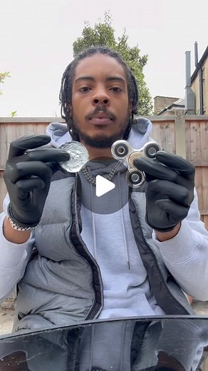 BIG MANNY 1 🌟 | I made a fidget spinner out of gallium metal #chemistry #science #experiment | Instagram