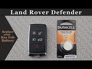 How to DIY Replace or Change a 2018-2023 Land Rover Defender Key Remote Fob Battery