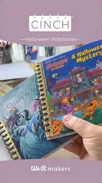 DIY Spooky Notebooks | Easy Cinch Project 👻