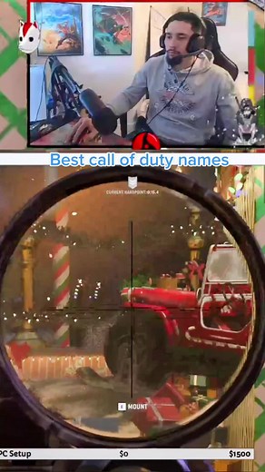 Start of a new series !? #bestcodnames #M3RK #funnyname #onlinename #YBJ #cod #vanTARD #quickscope