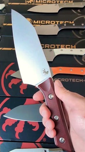 Microtech Kitchen Santoku G-10 3200-10MR Merlot USA #microtechknives #kitchenknife #microtech