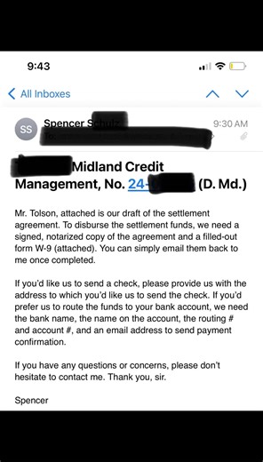 Midland Paid My Client $1500 And Removed The Debt From The Report!! #fdcpa