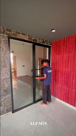 Contemporary Sliding Door Design | Modern Home Entry