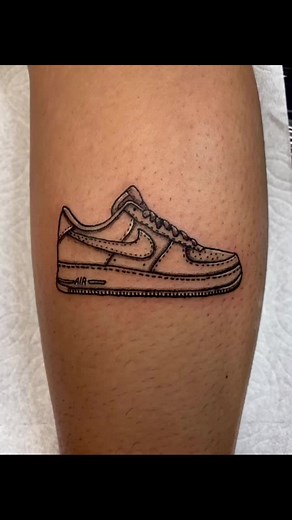 Nike Air Force 1 Tattoo Designs