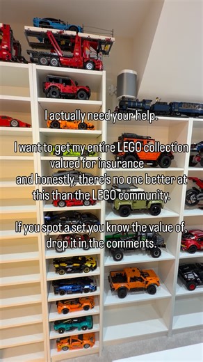 Bricks Within on Instagram: "I’m trying to value my full LEGO collection for insurance. Built sets, backlog, retired, rare — it’s all here. If you spot a set you know the value of, please help me out in the comments. LEGO people know LEGO best. #lego #legocommunity #legocollection #afol #legolife"
