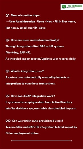 ServiceNow Interview Questions & Answers for Freshers (Basic Level)