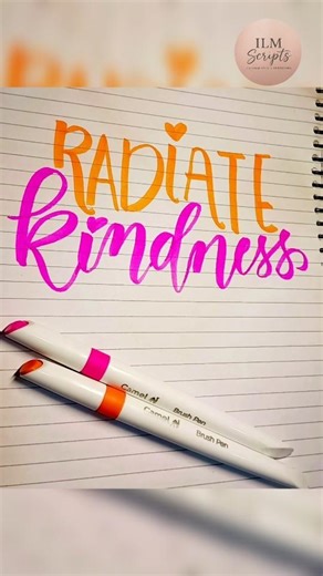 🧡🩷#calligraphy #handlettering #shorts #ytshorts #viral #viralshorts #creativejourney #ilmscripts #yt