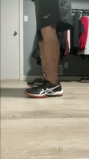 ASICS Gel-Rocket 12 on feet