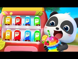Drinks Vending Machine | Funny Kids Songs | Nursery Rhyme | Kids Cartoon | BabyBus - Videos For Kids