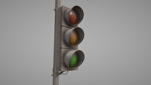 Traffic Light - Download Free 3D model by Lyskilde (@longtail)
