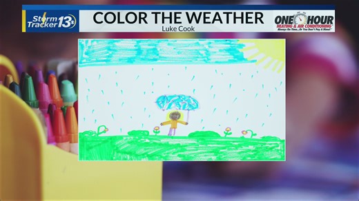 Color the weather: Luke Cook