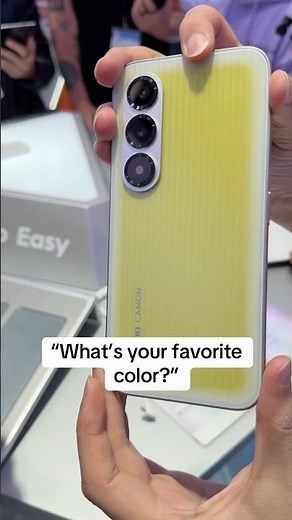 Tecno’s color changing phone concept at MWC 2026!