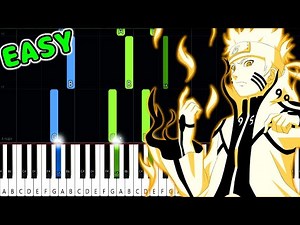 Spin and Burst - Boruto Naruto the Movie OST - EASY Piano Tutorial