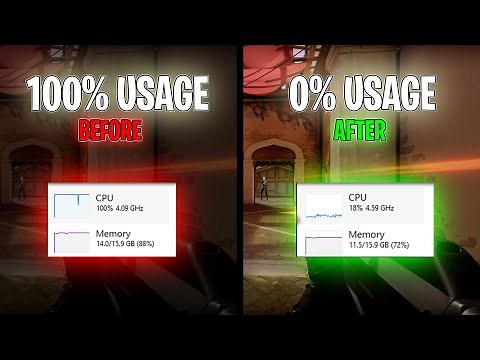 Optimize CPU For Gaming - Fix 100% CPU Usage!!