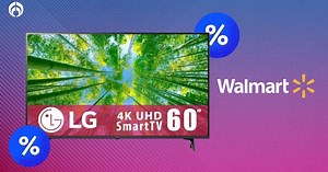 Walmart desploma el precio de pantallota LG de 60 pulgadas; es 4K y AI Sound