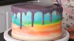 279 reactions · 221 shares | This beautiful rainbow watercolor cake...
