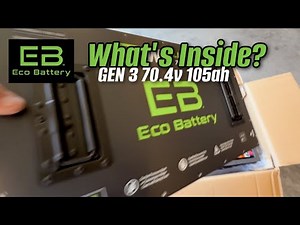 What's Inside ECO BATTERY GEN 3 70.4 105ah Lifepo4? | You Wont Be Dissapointed!