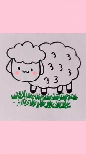Learn How to Draw a Small Sheep - Step by Step Tutorial