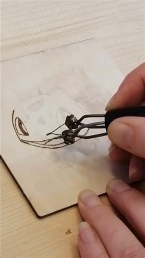 Bulbasaur Wood Burning 🔥 Satisfying Pokémon Pyrography ASMR #pokemonart #pokemon #woodburning #art