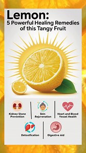 25K views · 25 reactions | Lemon: 5 Powerful Benefits of this Tangy Fruit | Tasty Recipes | Facebook